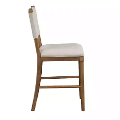 Kirklands Home Oslo Cream Upholstered Counter Stools, Set of 2 Ivory Outlet