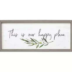 Kirklands Home Our Happy Place Wall Plaque