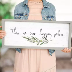 Kirklands Home Our Happy Place Wall Plaque