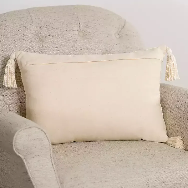 Pillows>Kirklands Home Our Nest Ivory Lumbar Pillow