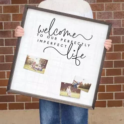 Memo & Chalkboards>Kirklands Home Our Perfectly Imperfect Life Framed Pinboard