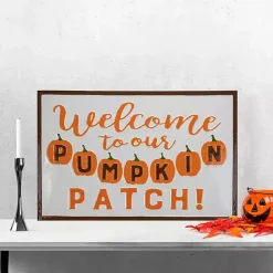 Fall>Kirklands Home Our Pumpkin Patch Metal Wall Plaque