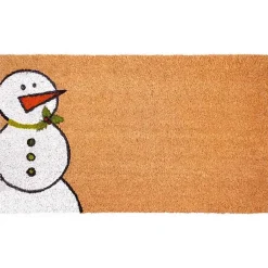 Outdoor Christmas Decorations>Kirklands Home Outdoor Snowman Festive Christmas Doormat