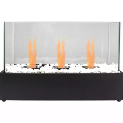 Kirklands Home Outdoor Triple Flame Tabletop Fireplace Sale