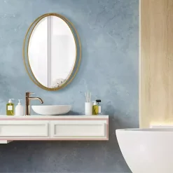 Kirklands Home Oval Rhodes Gold Wall Mirror Hot