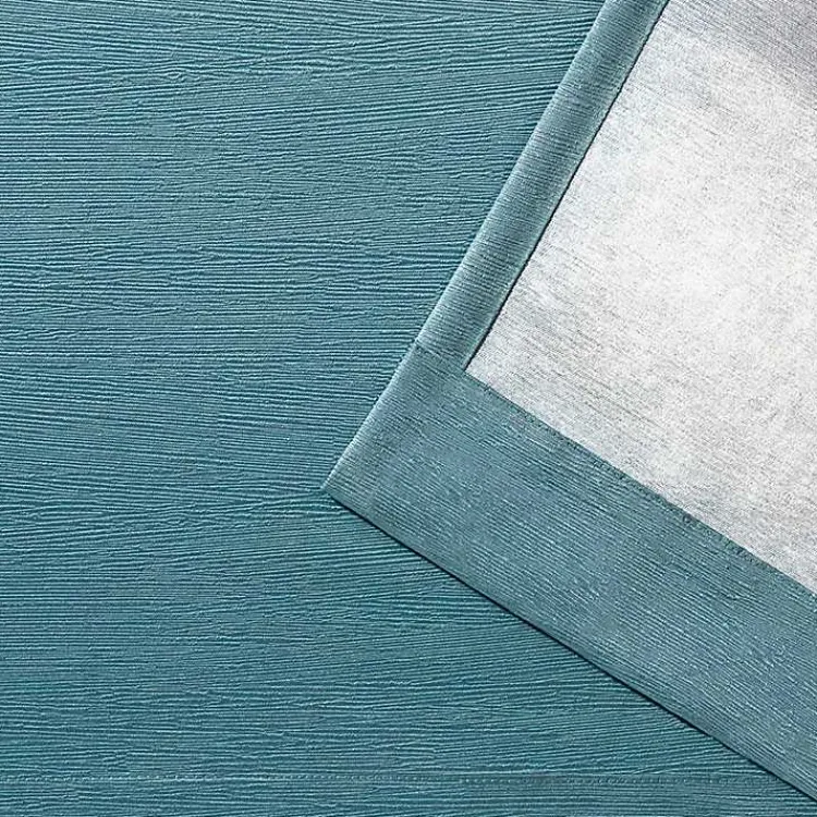 Kirklands Home Oxford Teal Thermal Curtain Panel Set, 84 in. Online