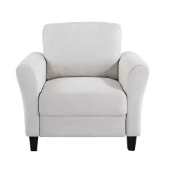 Kirklands Home Oyster Walter Accent Chair Ivory Discount