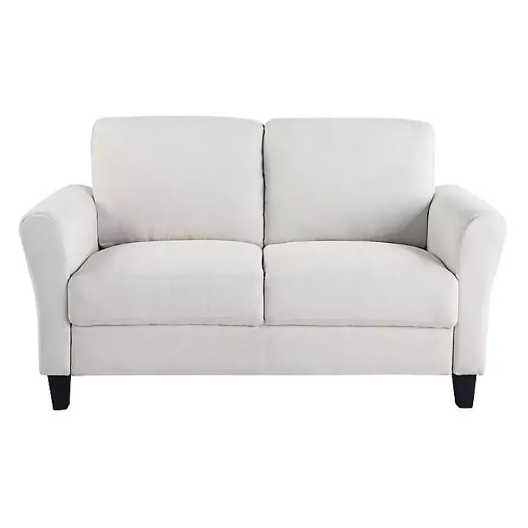 Kirklands Home Oyster Walter Loveseat Ivory Discount