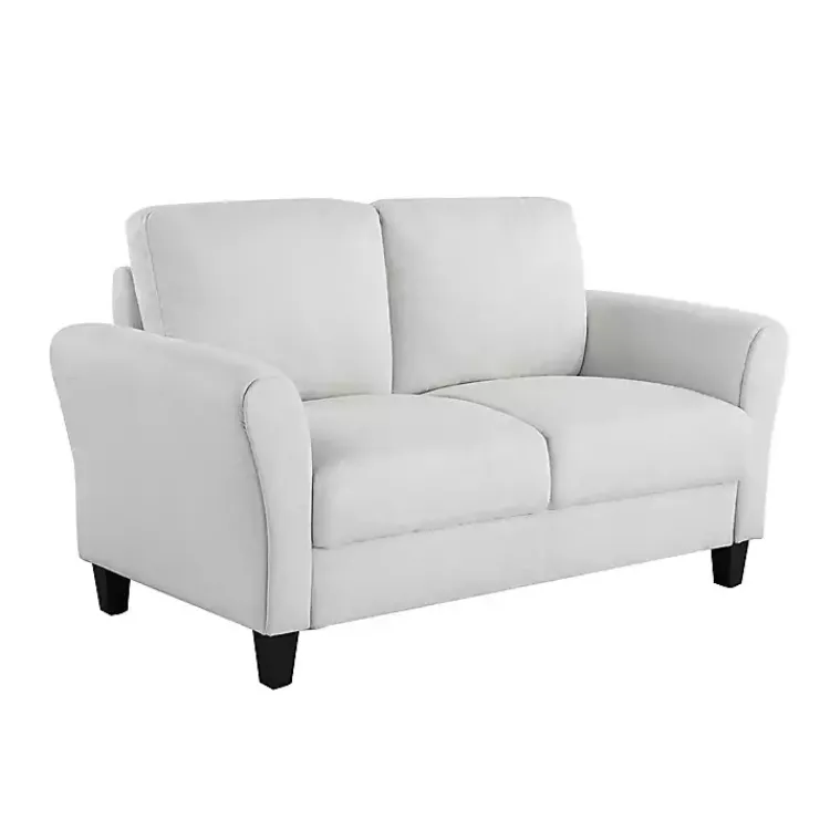 Kirklands Home Oyster Walter Loveseat Ivory Discount