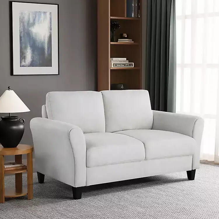 Kirklands Home Oyster Walter Loveseat Ivory Discount