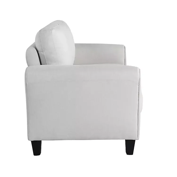 Kirklands Home Oyster Walter Loveseat Ivory Discount
