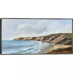 Kirklands Home Pacific Coast Framed Canvas Art Print Multi Hot