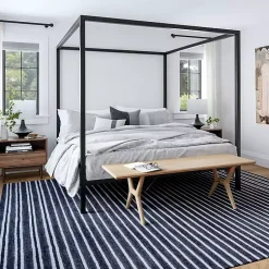 Kirklands Home Pacific Emily Henderson x RugsUSA Area Rug, 4x6 Blue Hot