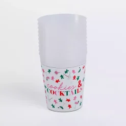 Kirklands Home Packed Party Cookies & Cocktails 10-pc. Cup Set Best