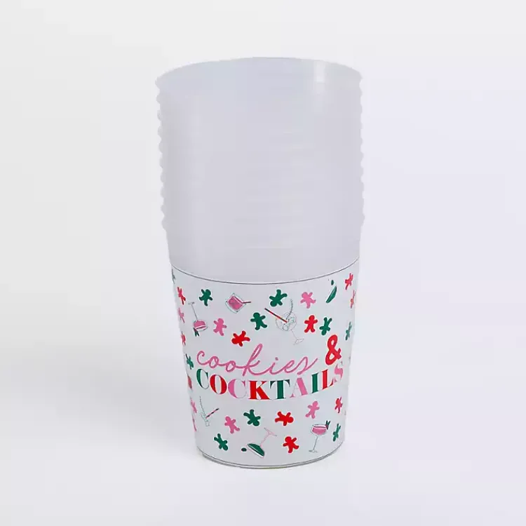 Kirklands Home Packed Party Cookies & Cocktails 10-pc. Cup Set Best