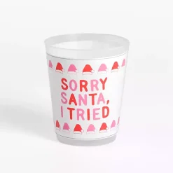 Kirklands Home Packed Party Sorry Santa 10-pc. Cup Set Sale