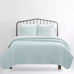 Kirklands Home Pale Herring 3-pc. Queen Quilted Coverlet Set Blue Online
