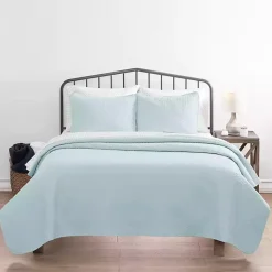 Kirklands Home Pale Herring 3-pc. Queen Quilted Coverlet Set Blue Online