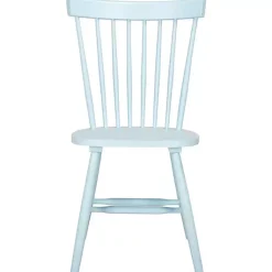 Kirklands Home Pale Parker Spindle Dining Chairs, Set of 2 Blue Discount