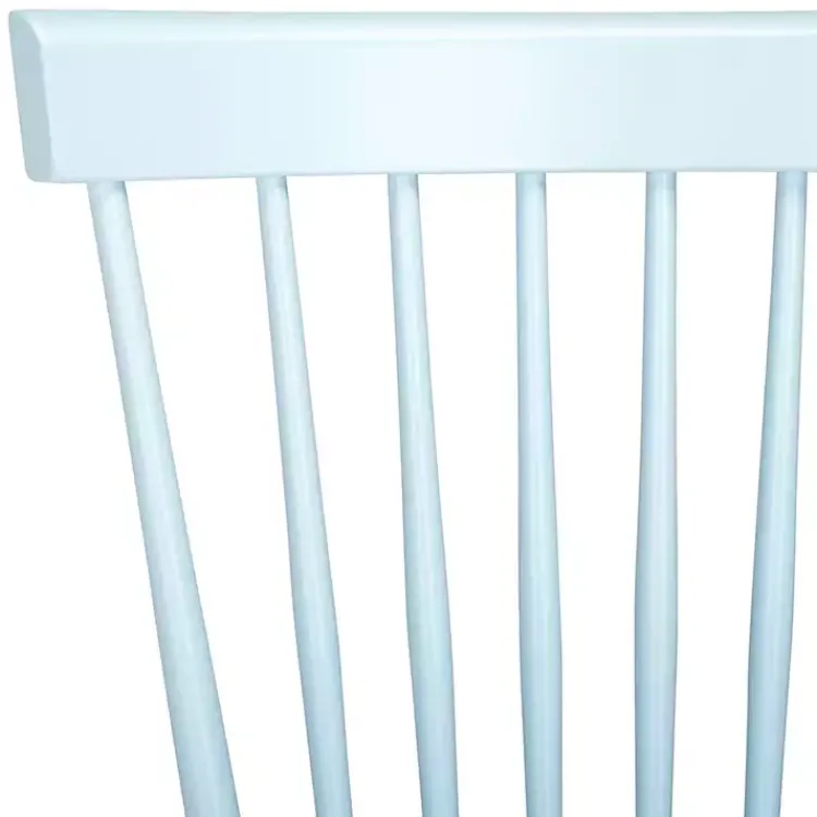 Kirklands Home Pale Parker Spindle Dining Chairs, Set of 2 Blue Discount