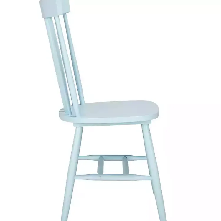Kirklands Home Pale Parker Spindle Dining Chairs, Set of 2 Blue Discount