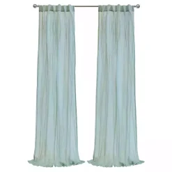 Kirklands Home Pale Thyme Paloma Curtain Panel, 63 in. Blue Online