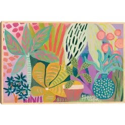 Kirklands Home Palm Heaven Framed Canvas Art Print Multi Clearance