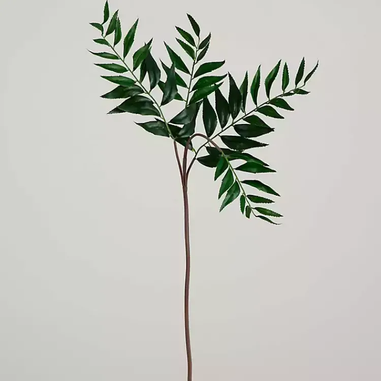 Stems & Bouquets>Kirklands Home Palmate Fern Stems, Set of 3 Green