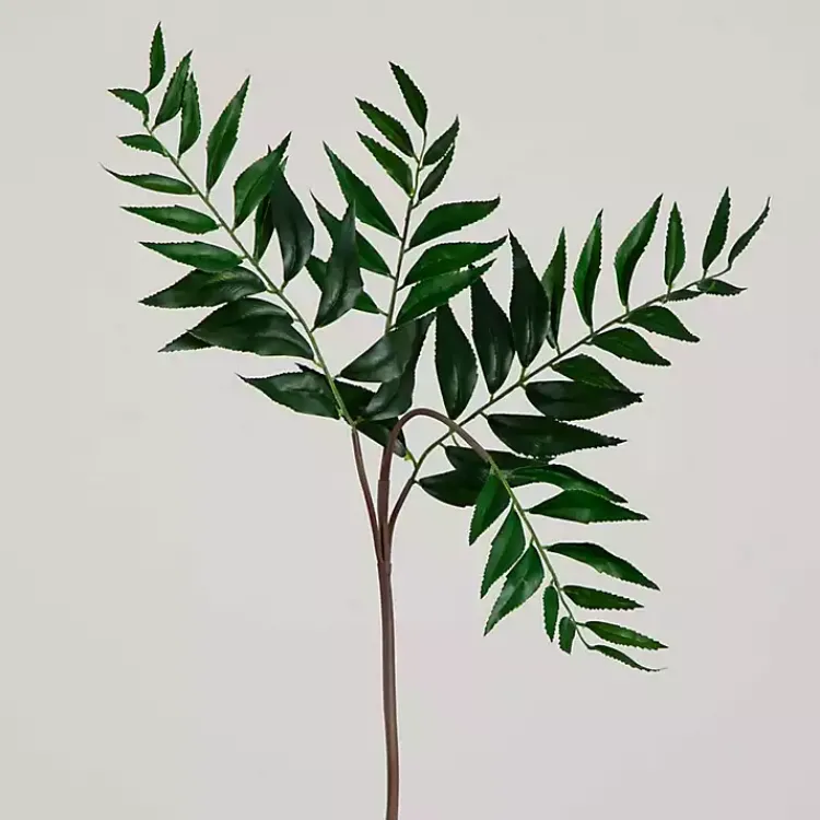 Stems & Bouquets>Kirklands Home Palmate Fern Stems, Set of 3 Green