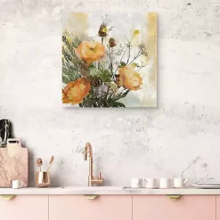 Kirklands Home Pandora Canvas Art Print, 30x30 in. Orange Discount