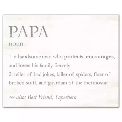 Kirklands Home Papa Definition Wall Plaque Clearance