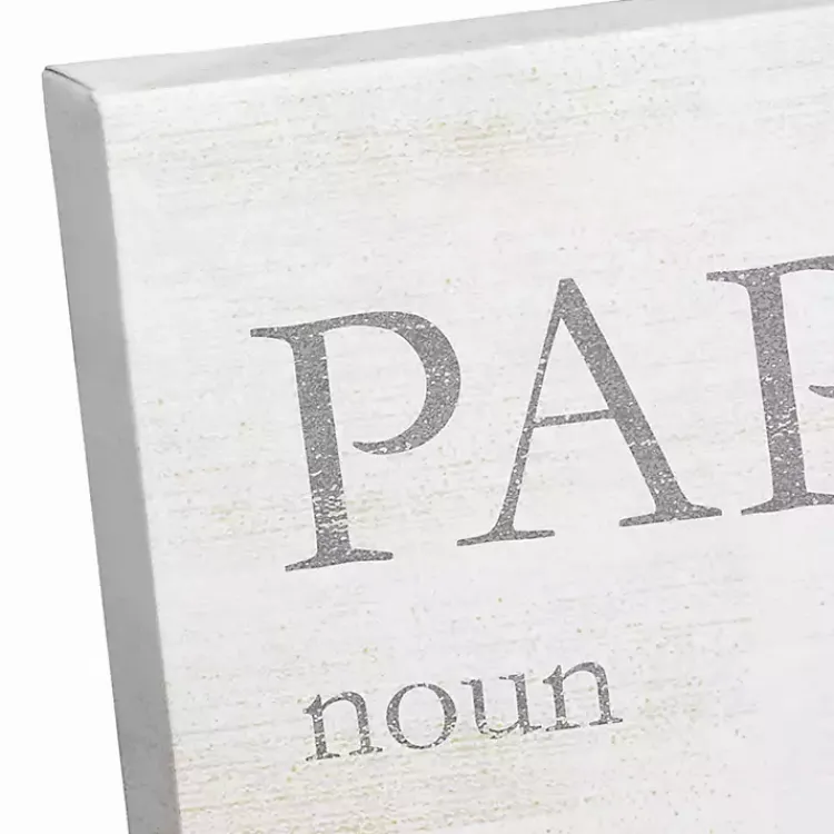Kirklands Home Papa Definition Wall Plaque Clearance