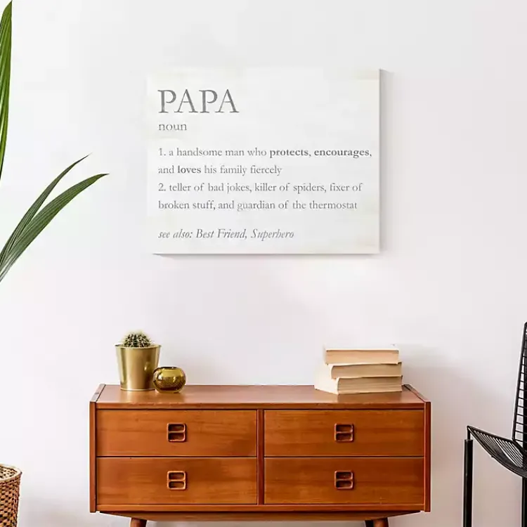 Kirklands Home Papa Definition Wall Plaque Clearance