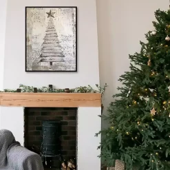 Christmas Decorations>Kirklands Home Paper Pine Framed Art Print