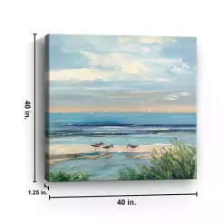 Kirklands Home Paradise Beach Canvas Art Print, 40x40 in. Blue