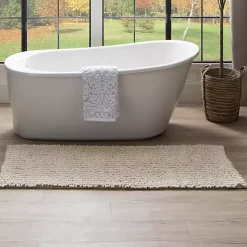Kirklands Home Parchment Lofty Pile Chenille Bath Mat, 34 in. Tan Discount