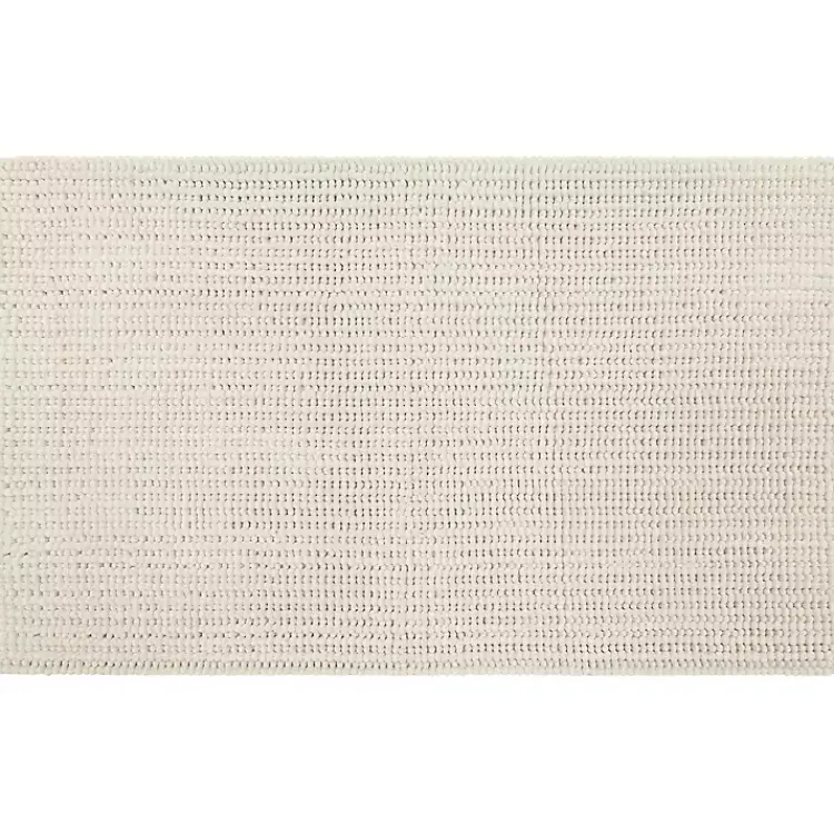 Kirklands Home Parchment Memory Foam Chenille Bath Mat, 60 in. Tan Outlet