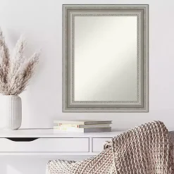 Kirklands Home Parlor Silver Framed Wall Mirror New