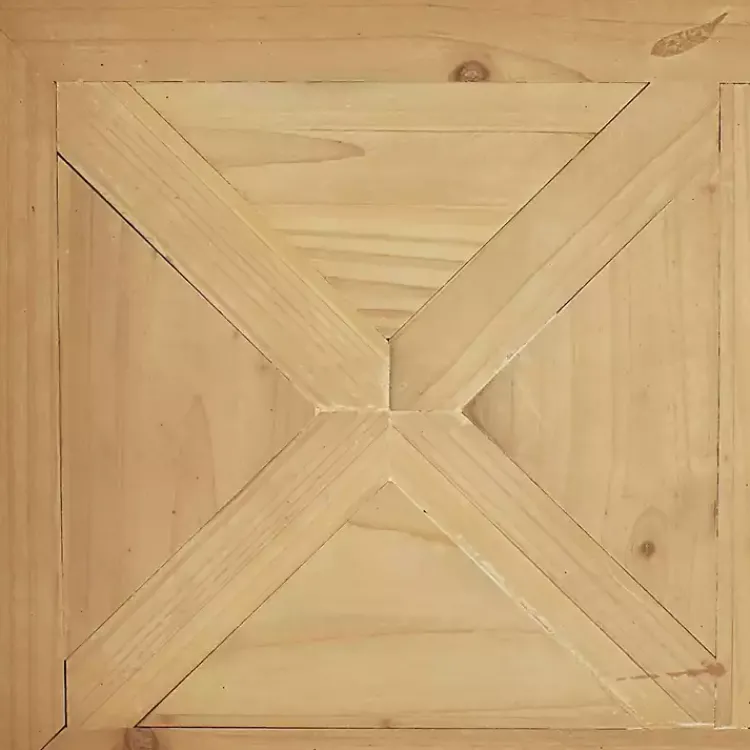 Decorative Trays>Kirklands Home Parquet Fir Wood Decorative Tray Tan