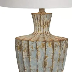 Kirklands Home Pastel Blue Jada Table Lamp White Discount