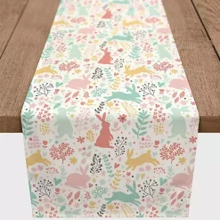 Easter Decorations>Kirklands Home Pastel Easter Pattern Table Runner, 72 in.