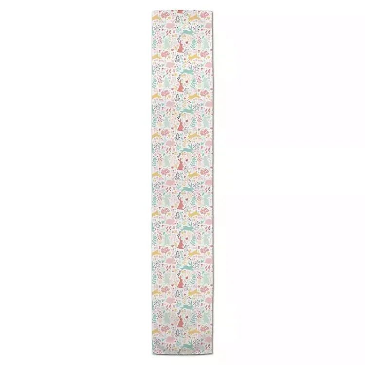 Easter Decorations>Kirklands Home Pastel Easter Pattern Table Runner, 90 in.