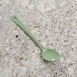 Kirklands Home Pastel Enamel Stainless Steel Mixing Spoon Green Hot