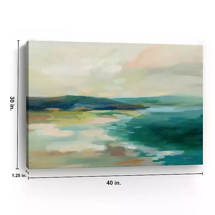 Kirklands Home Pastel Lake Canvas Art Print, 40x30 in. Best