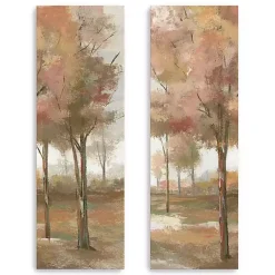 Kirklands Home Pastel Meadow Canvas Art Prints, Set of 2 Brown Hot