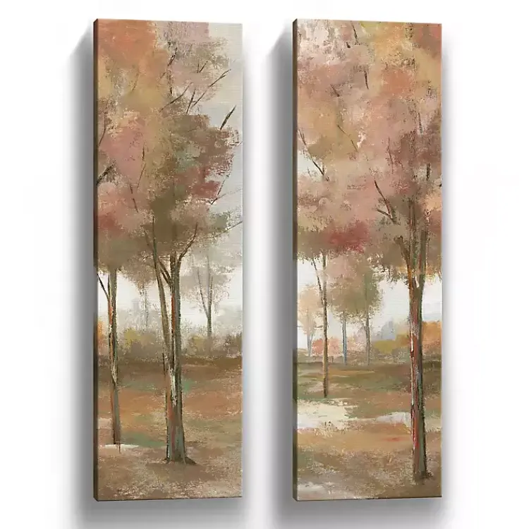 Kirklands Home Pastel Meadow Canvas Art Prints, Set of 2 Brown Hot