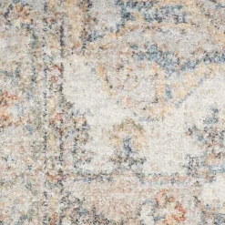 Kirklands Home Pastel Medallion Washable Area Rug, 5x7 Gray Best