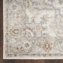 Kirklands Home Pastel Medallion Washable Area Rug, 5x7 Gray Best