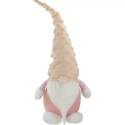 Easter Decorations>Kirklands Home Pastel Pink Polka Dot Hat Gnome