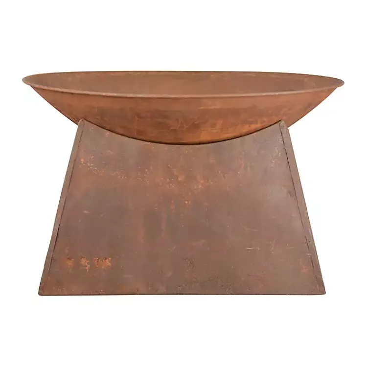 Kirklands Home Patina Half Dome Fire Bowl Brown Discount
